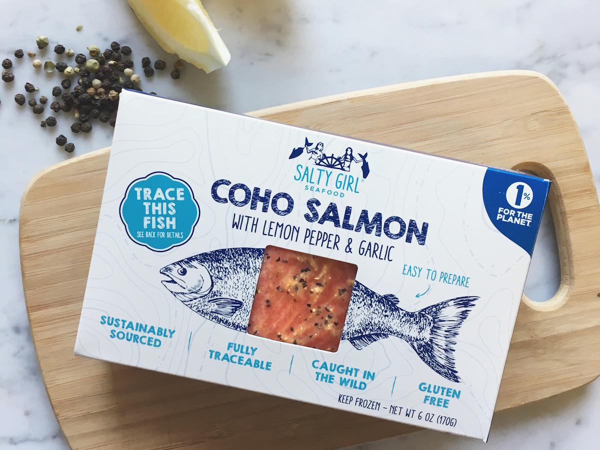 package-on-cutting-board